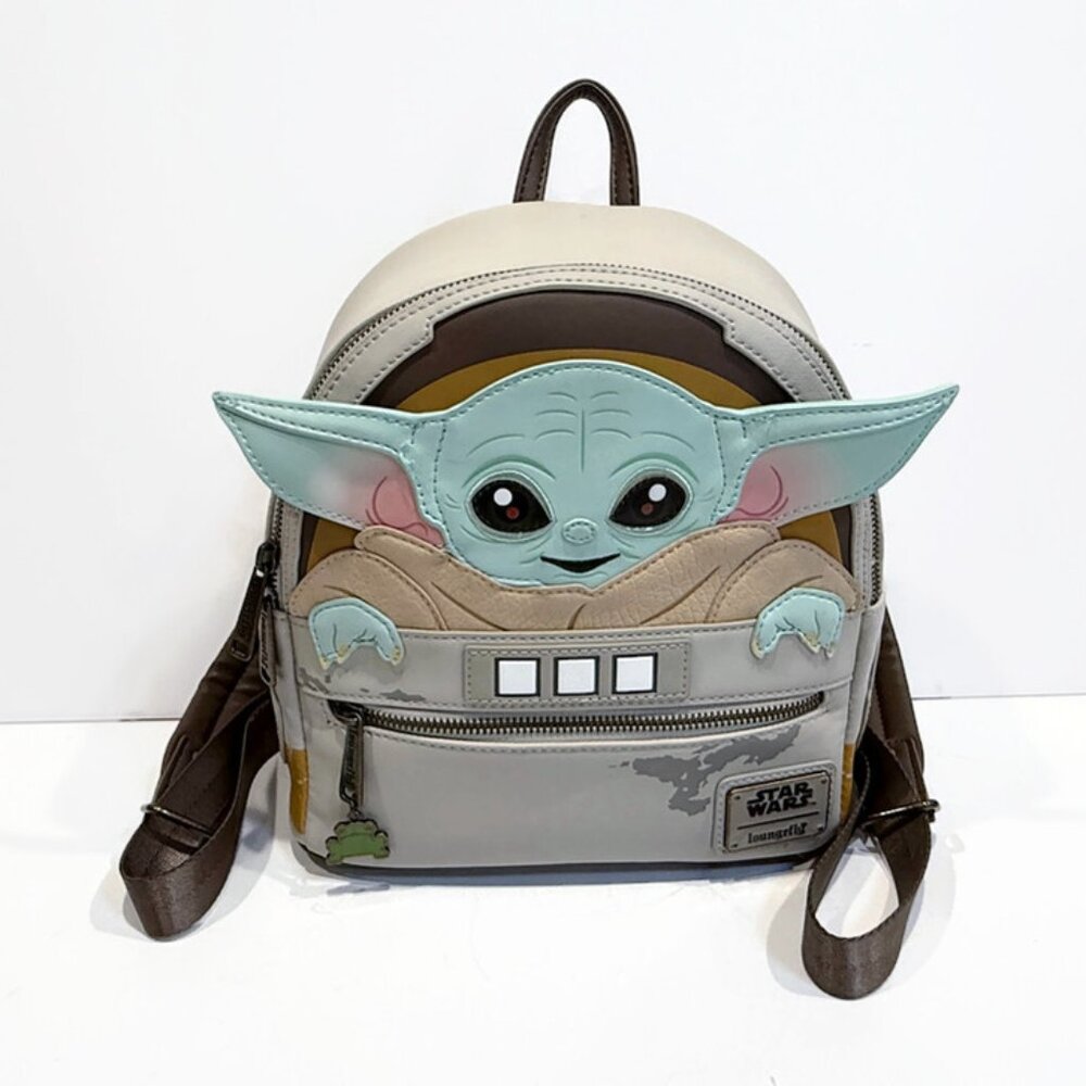 Loungefly Star Wars Baby Yoda, Madnalorian Small Backpack